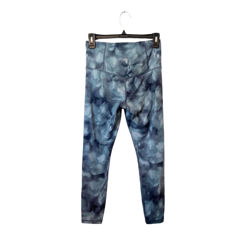 Athleta Elation Blue Green 7/8‎ Leggings 657538 Size Small - Picture 3 of 5